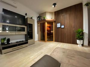 A television and/or entertainment centre at Angel's Apartment
