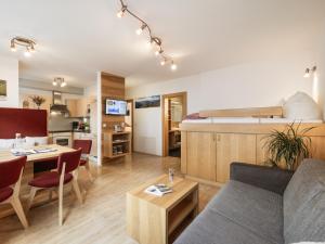 Kuchyň nebo kuchyňský kout v ubytování Alpenapartments