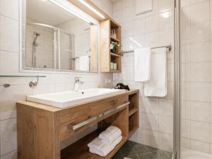 Koupelna v ubytování Alpenapartments