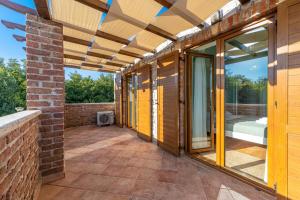 Balkón nebo terasa v ubytování Paradise Villas Istria