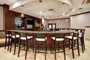 奥古斯塔双树希尔顿酒店酒廊或酒吧区