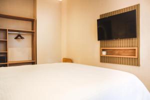 TV a/nebo společenská místnost v ubytování Hotel Casa La Mantilla by Faranda Boutique