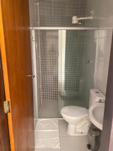 Koupelna v ubytování Mellim Residence