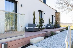 Posezení v ubytování mariaAPPARTMENTS