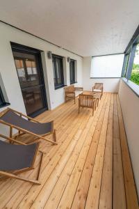 Balkón nebo terasa v ubytování Casa Rust