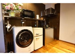 Virtuvė arba virtuvėlė apgyvendinimo įstaigoje Hakuba park hotel - Vacation STAY 96011v