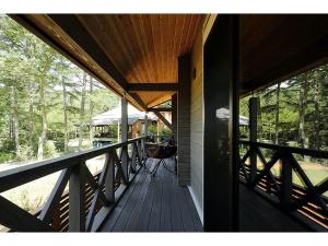 - Vistas al porche de una casa en Class Vesso Tateshina - Vacation STAY 51898v en Chino