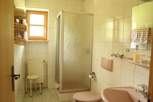 Kupatilo u objektu Ferienhof am Mitterberg