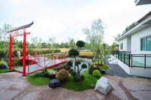 Zahrada ubytování Yunoya Riverside Villa