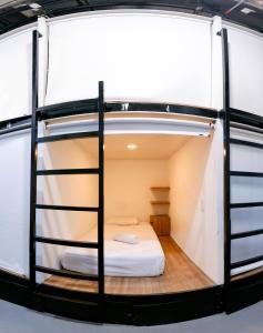 Postel nebo postele na pokoji v ubytování Santuario Getsemani Hostel