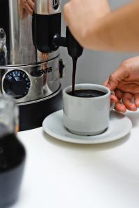 Kaffi- og teaðstaða á San Miguel Awanka Hotel