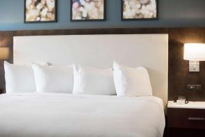 Hilton Garden Inn Minneapolis - University Area客房内的一张或多张床位