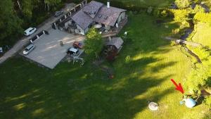 Letecký snímek ubytování Apartamenti Plieņciemā 4 cilvēkiem, pirmā stāvā