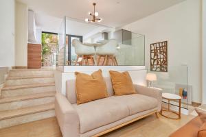 Χώρος καθιστικού στο Luxury apartment in Nerja