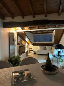 A seating area at La casa di Angelina