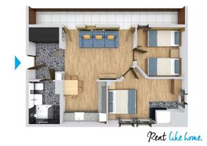 wykonanie planu piętra apartamentu w obiekcie Rent like home - Ciągłówka w Zakopanem