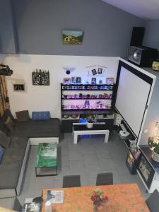 TV a/nebo společenská místnost v ubytování Christophe
