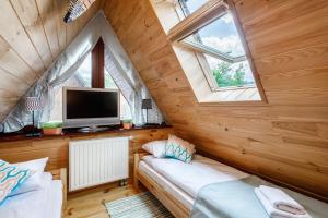 Televízia a/alebo spoločenská miestnosť v ubytovaní Rent like home - Bulwary II