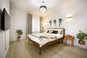 Voodi või voodid majutusasutuse Urban Bliss - Contemporary Elegance in Modern Living Spaces toas