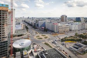 Výhľad na mesto Varšava alebo výhľad na mesto priamo z apartmánu