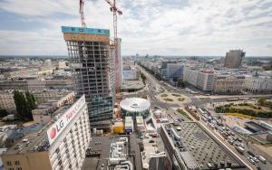 Výhľad na mesto Varšava alebo výhľad na mesto priamo z apartmánu