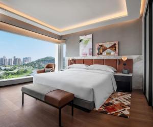 Postel nebo postele na pokoji v ubytování Andaz Macau, By Hyatt + 37 fotografií