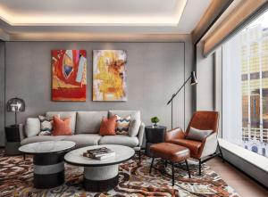 Istumisnurk majutusasutuses Andaz Macau, By Hyatt