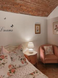 Cama o camas de una habitación en Grotto Flora B&B Chambres de charme