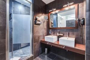 Koupelna v ubytování Best Western Cinemusic Hotel