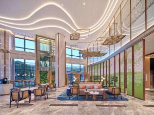 Restaurace v ubytování Hilton Garden Inn Xiamen Tong'An