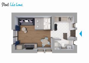 Půdorys ubytování Rent like home - Pod Blachówką 4