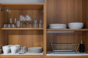 Kuchyňa alebo kuchynka v ubytovaní Rent like home - Pod Blachówką 4