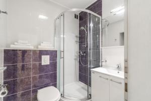 Koupelna v ubytování Apartman Prskalo