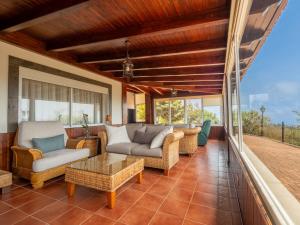 Posezení v ubytování Ecofinca Selva Doramas