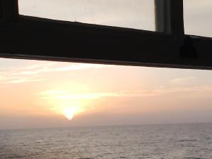 a view of the ocean from the window of a ship at The Sea Corner in Santa Cruz de la Palma