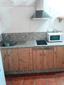 Kjøkken eller kjøkkenkrok på Molino de Lucero, casa rural
