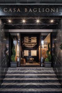 a lobby of a casa bergdorff hotel at Casa Baglioni Milan - The Leading Hotels of the World in Milan