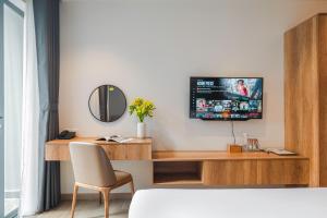 TV/trung tâm giải trí tại TTR Central Apart Hotel