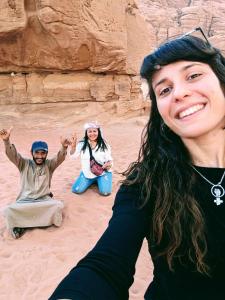 Hosté ubytování Shahrazad desert, Wadi Rum
