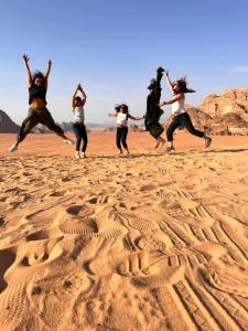 Hosté ubytování Shahrazad desert, Wadi Rum