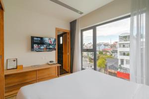 TV/trung tâm giải trí tại TTR Central Apart Hotel