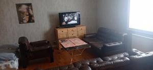 Posezení v ubytování Villa Skomakar Kramfors