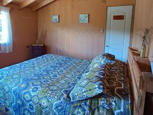 Postel nebo postele na pokoji v ubytování Petrohue hospedaje Dónde la Nena