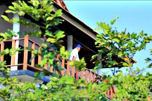 Taman di luar Pearl Cave Cabanas & Resturant
