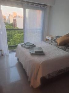 Postel nebo postele na pokoji v ubytování Apartamento en Buenos Aires