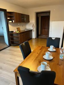 Dapur atau dapur kecil di Apartmány RK