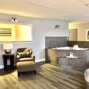 Χώρος καθιστικού στο The Grand Hotel Spindletop