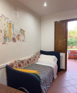 Postel nebo postele na pokoji v ubytování AliaJazz Green b&b