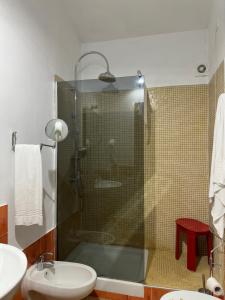 Koupelna v ubytování AliaJazz Green b&b