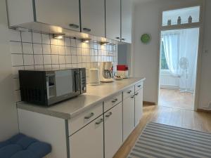 Kuchyň nebo kuchyňský kout v ubytování Haus Apricum - schön wohnen & gratis parken